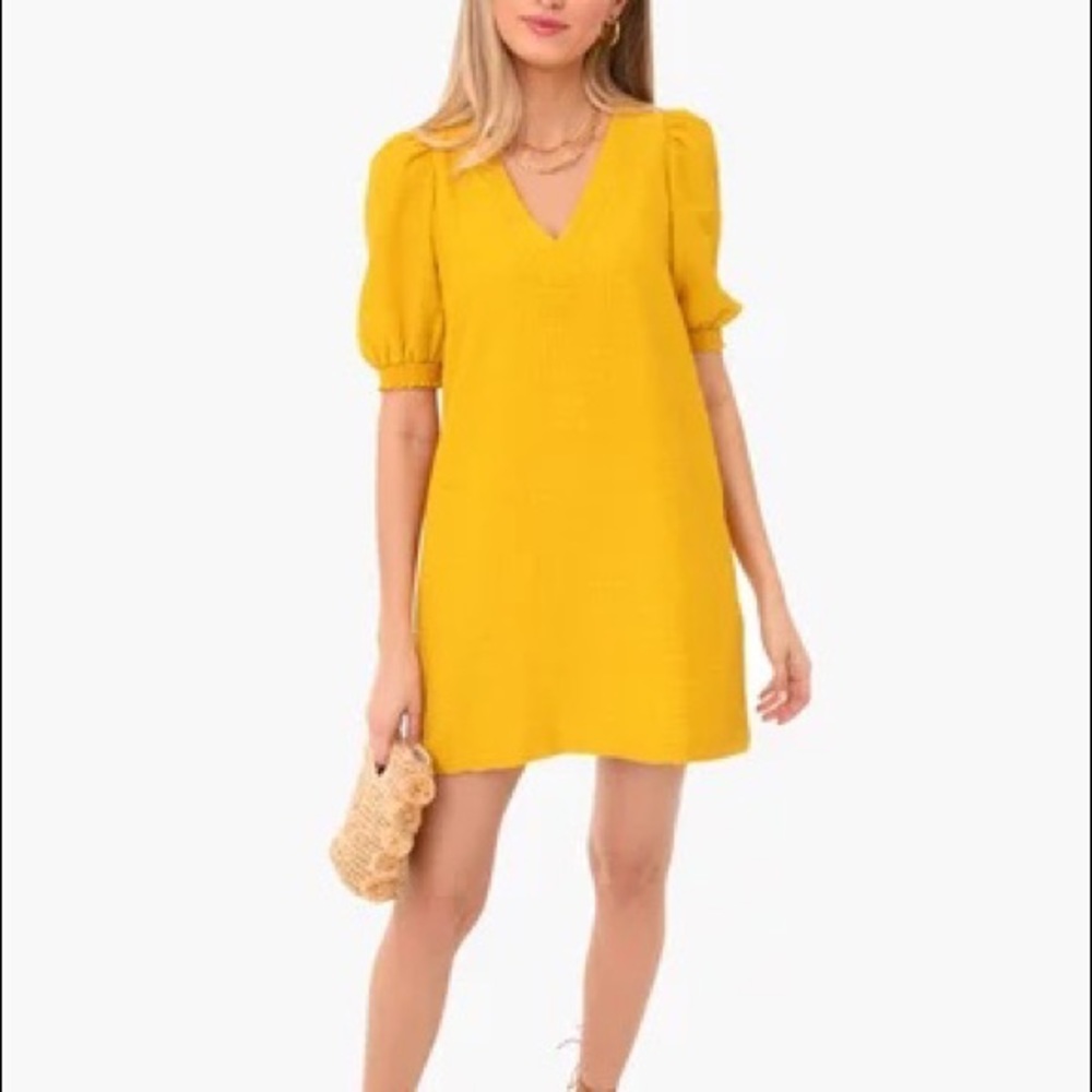 BB Dakota Fields of Gold Minj Dress XS Yellow/Gold